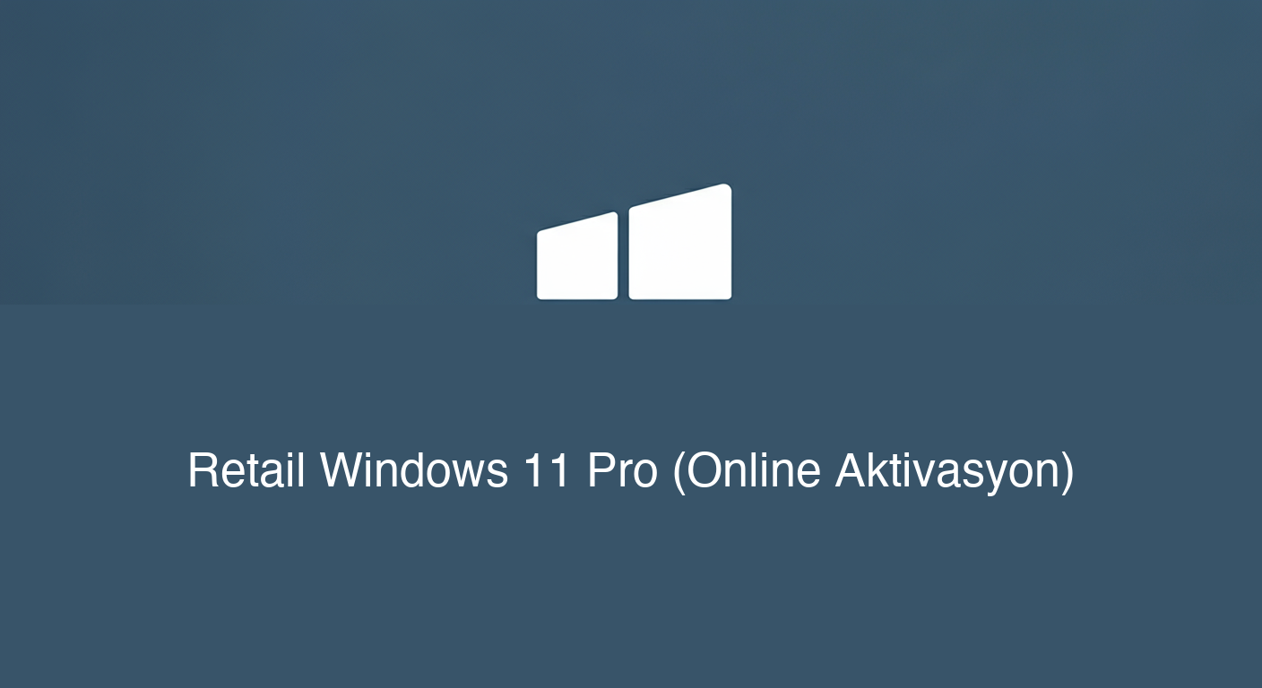 Retail Windows 11 Pro (Online Aktivasyon)